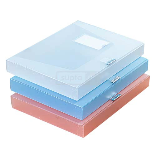 DELI-დელი A4 პლასტიკური სასაბუთე ყუთი 350-ფურცელზე 35მმ No.63210